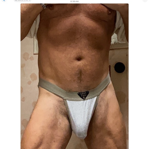 Other - Light grey, brief with tan waist band, large